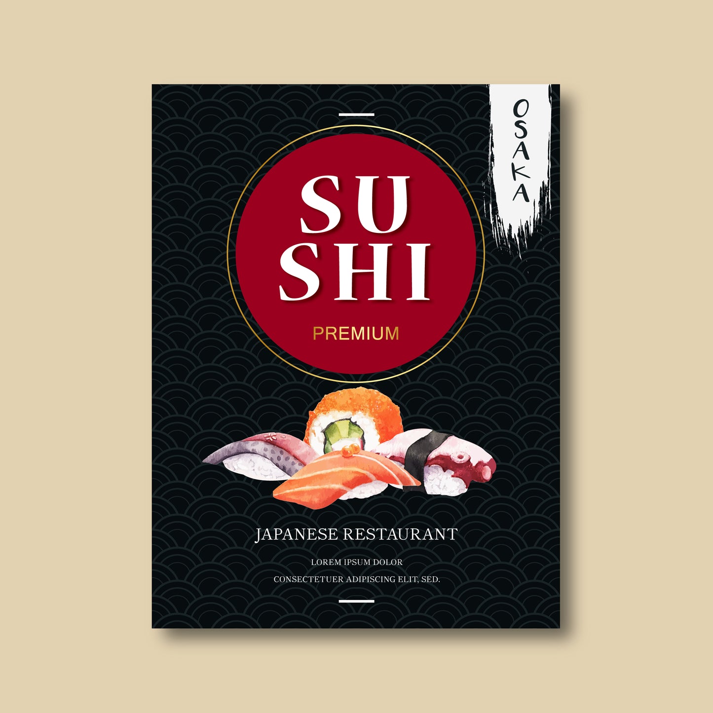 50+ Sushi Restaurant Menu Templates | Printable Japanese Menu Design Bundle for Dine-in, Takeout & Promotions