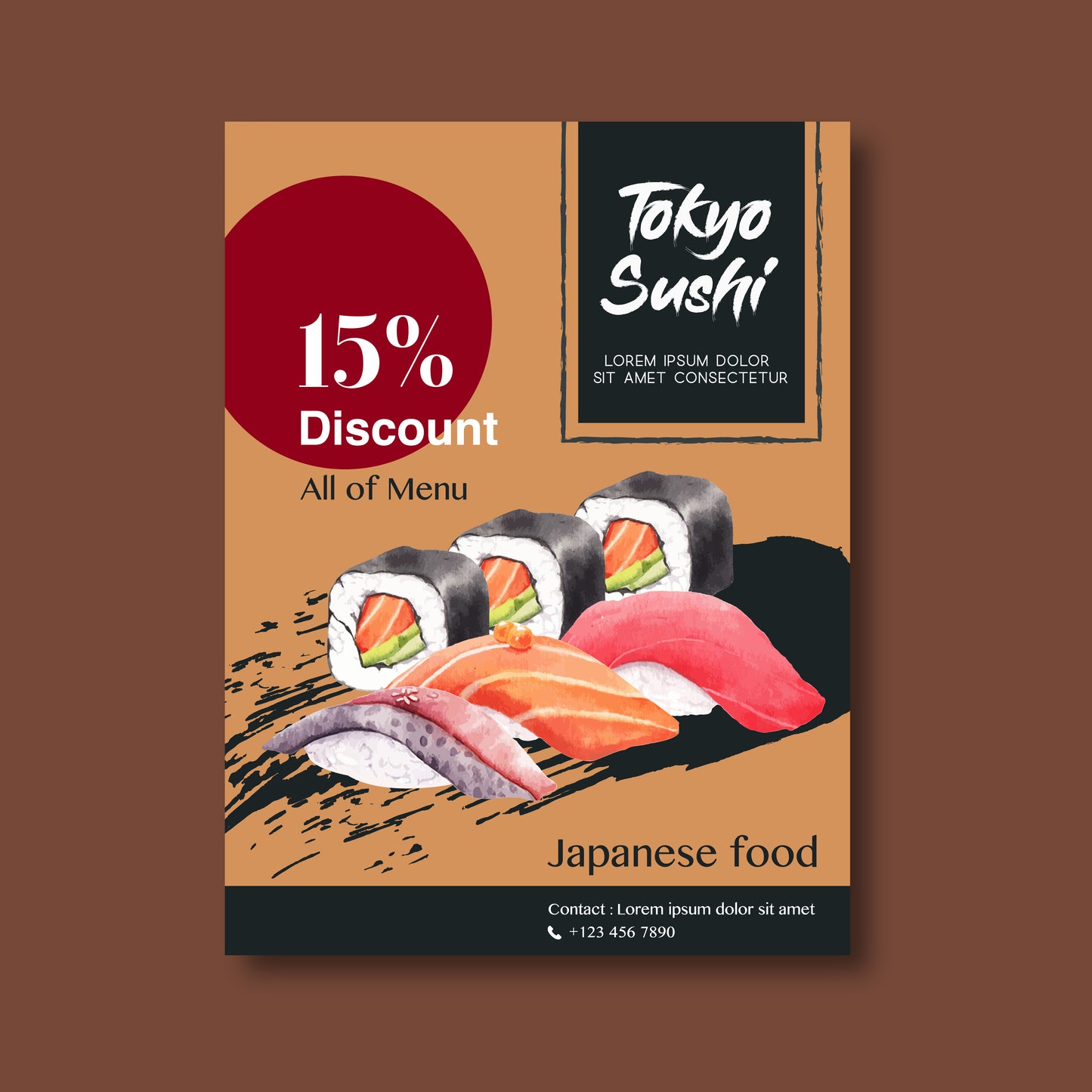 50+ Sushi Restaurant Menu Templates | Printable Japanese Menu Design Bundle for Dine-in, Takeout & Promotions