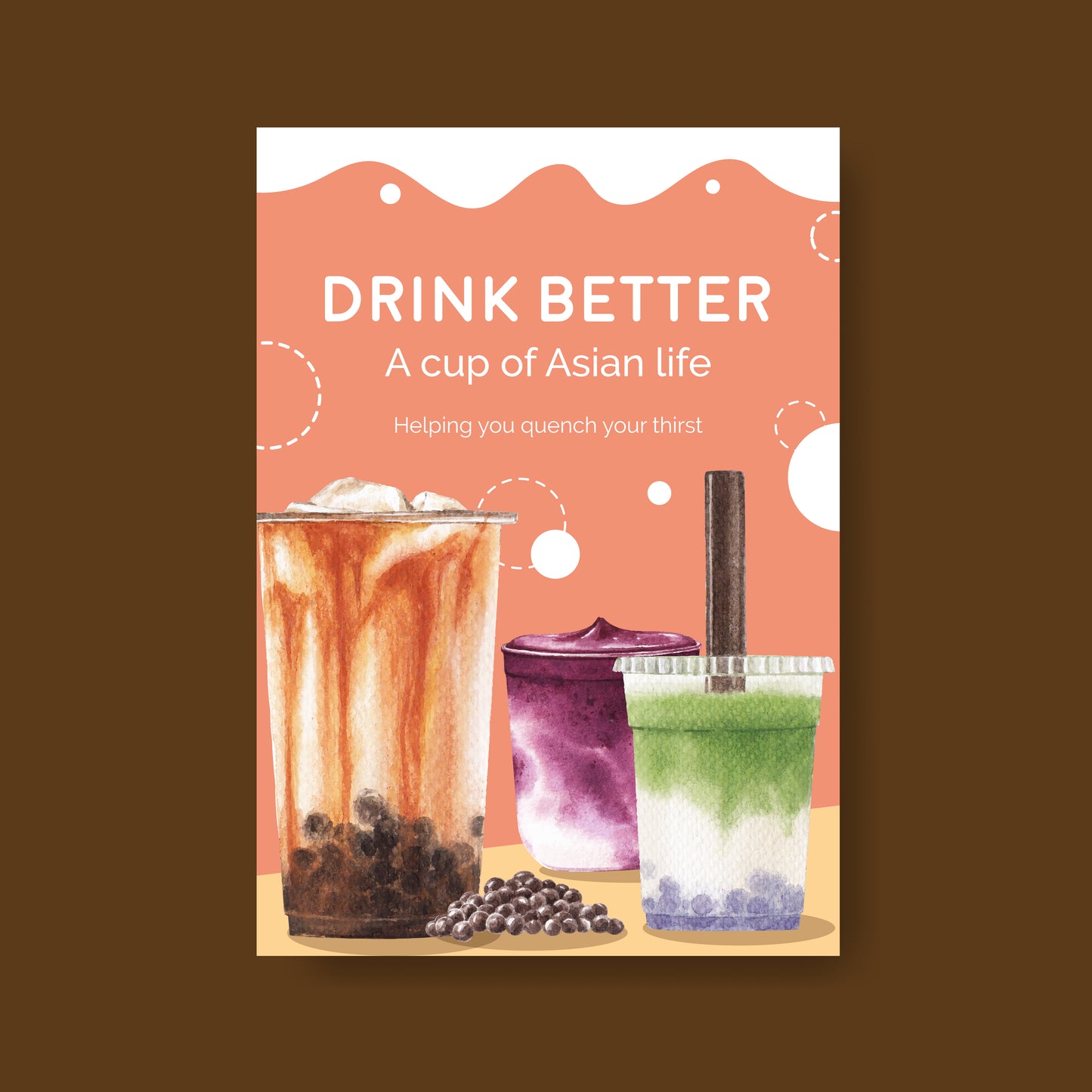 19 Bubble Tea & Coffee Shop Menu Templates | Printable Drink Menu Designs for Milk Tea Bars, Cafés & Takeout