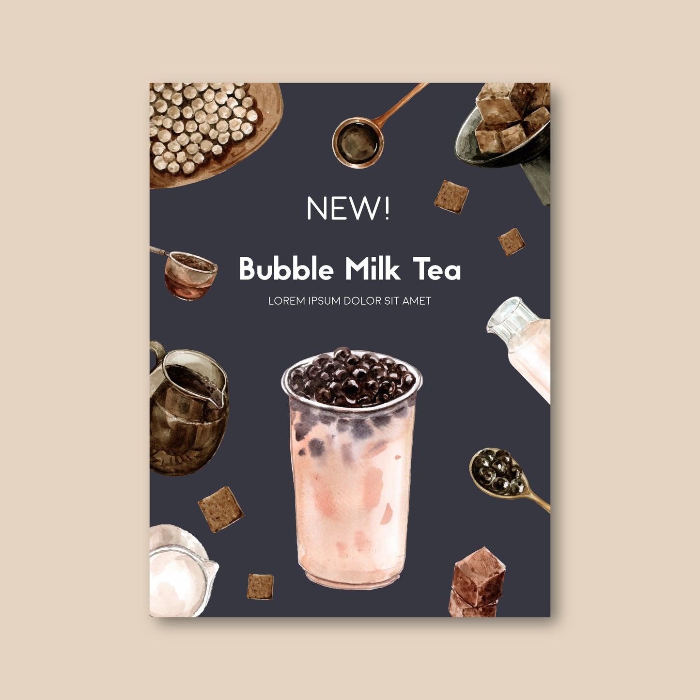 19 Bubble Tea & Coffee Shop Menu Templates | Printable Drink Menu Designs for Milk Tea Bars, Cafés & Takeout