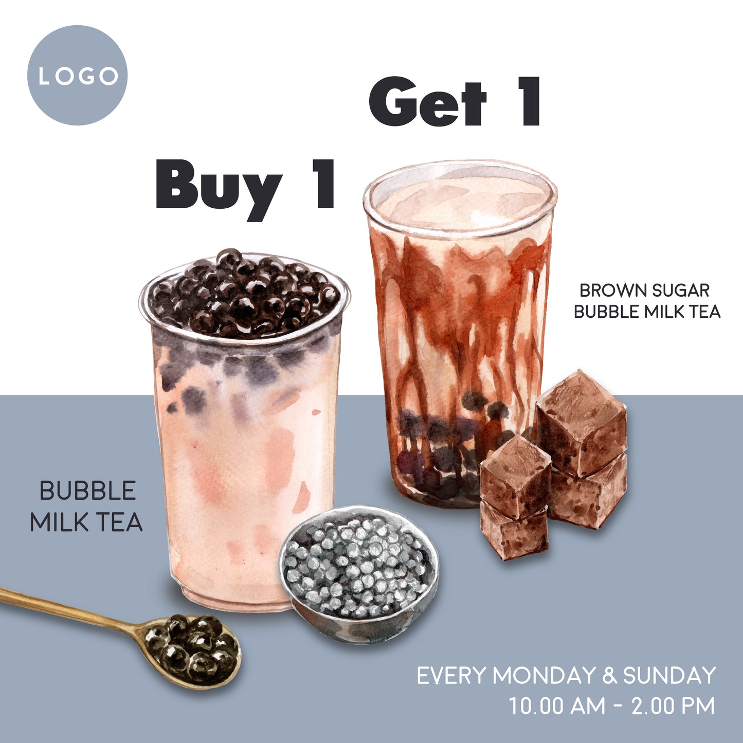 19 Bubble Tea & Coffee Shop Menu Templates | Printable Drink Menu Designs for Milk Tea Bars, Cafés & Takeout