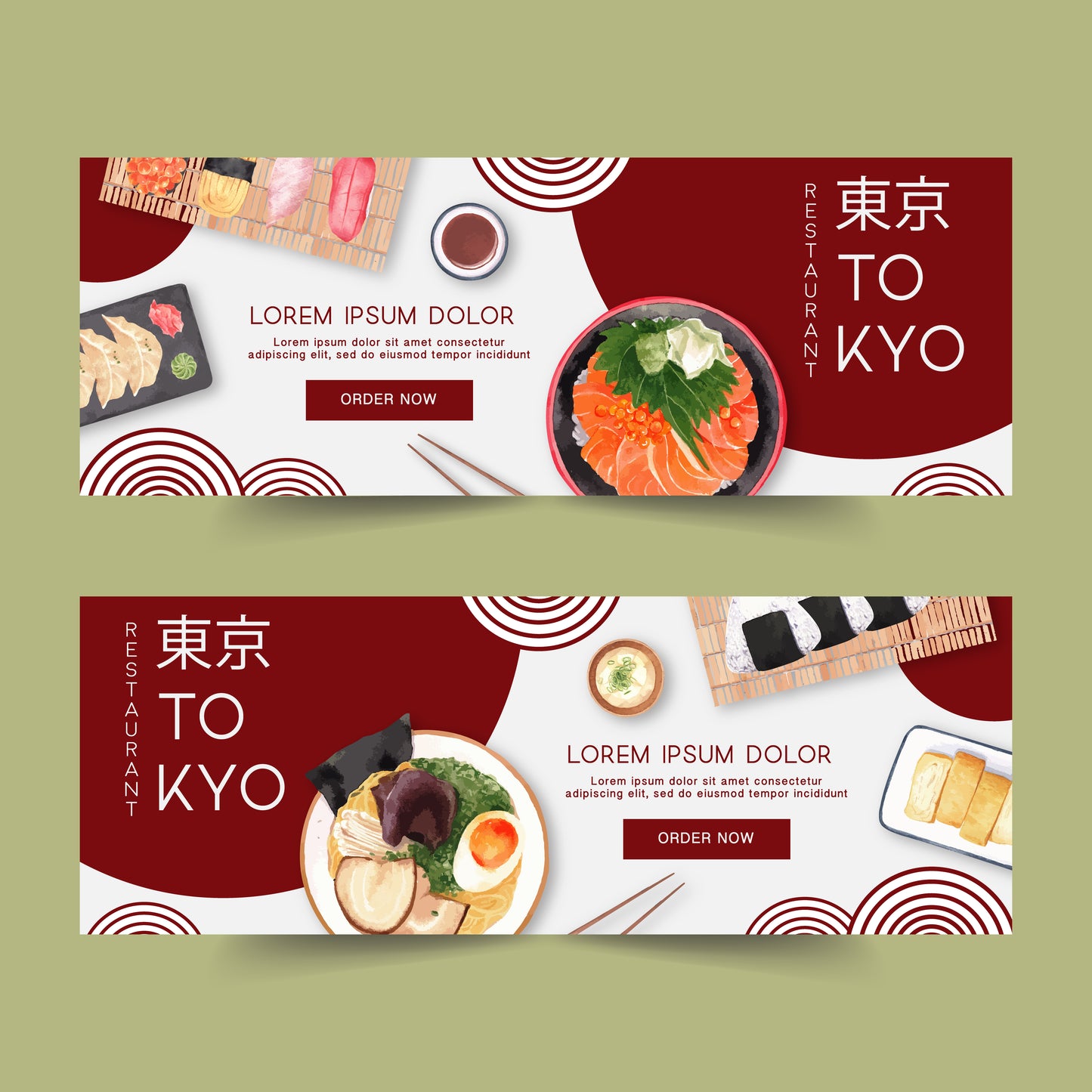 50+ Sushi Restaurant Menu Templates | Printable Japanese Menu Design Bundle for Dine-in, Takeout & Promotions