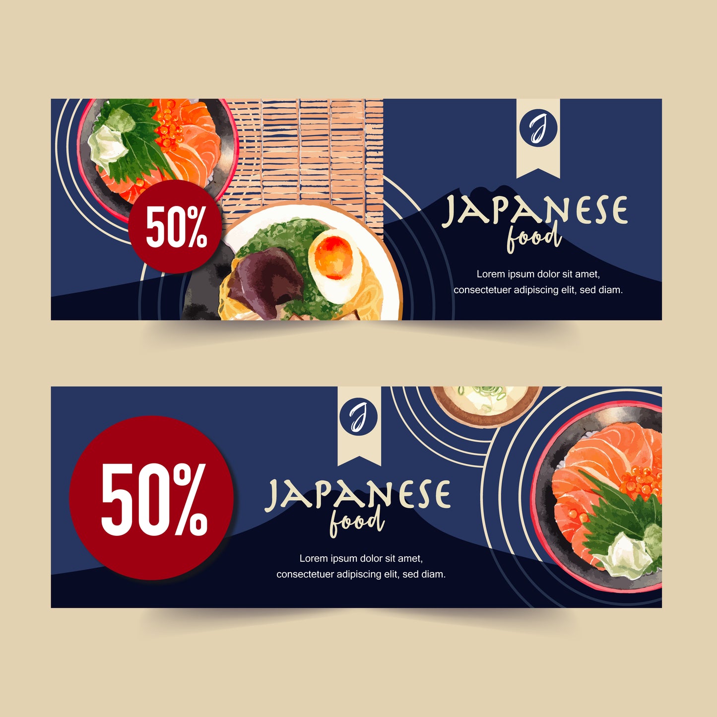 50+ Sushi Restaurant Menu Templates | Printable Japanese Menu Design Bundle for Dine-in, Takeout & Promotions