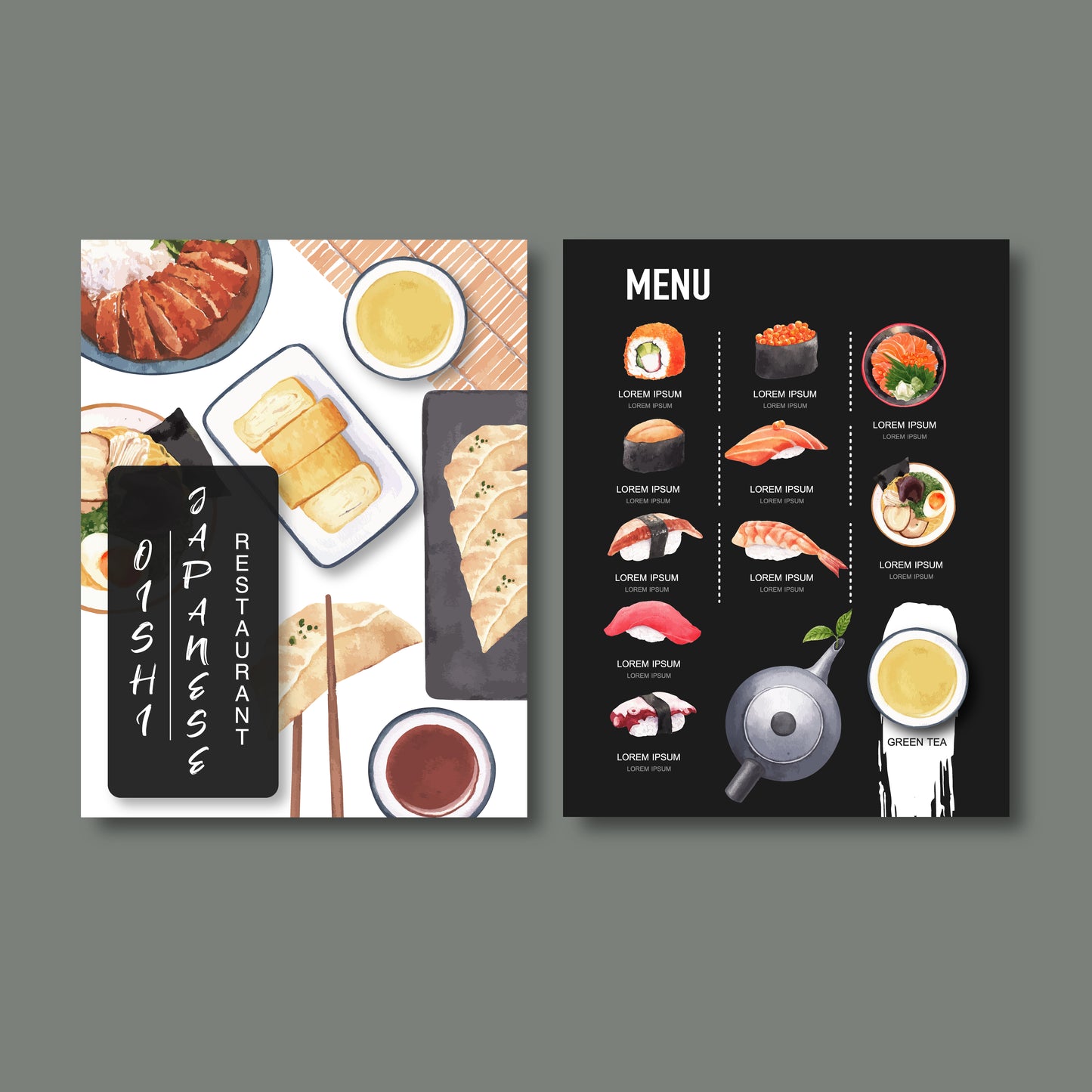 50+ Sushi Restaurant Menu Templates | Printable Japanese Menu Design Bundle for Dine-in, Takeout & Promotions